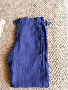 Quince Linen Pull Tab Pants